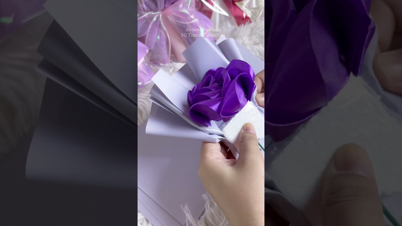 Single Satin Rose Bouquet 🌹