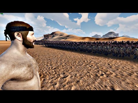 One Chuck Norris vs 100,000 Orc Warriors | Ultimate Epic Battle Simulator 2 UEBS