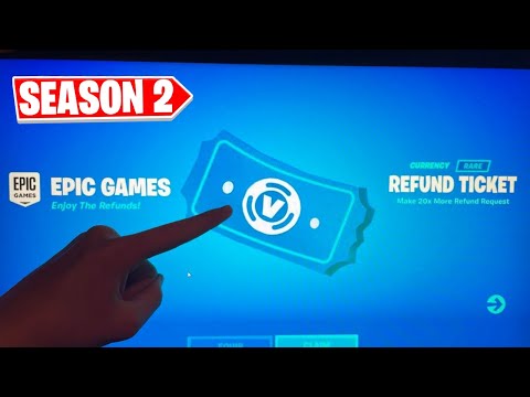 HOW TO GET MORE REFUND TICKETS IN FORTNITE SEASON 2!