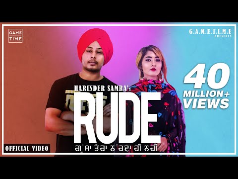 Rude | Gussa Tera | Aakda ne kha layi mai | Harinder Samra | Nisha Bhatt | Dreamboy | punjabi song