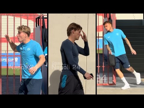 Napoli-Bologna, finisce l'allenamento: guardate cosa fa Noa Lang 😅