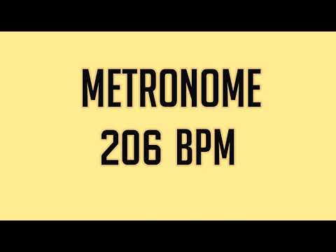 METRÔNOMO 206 BPM (METRONOME)