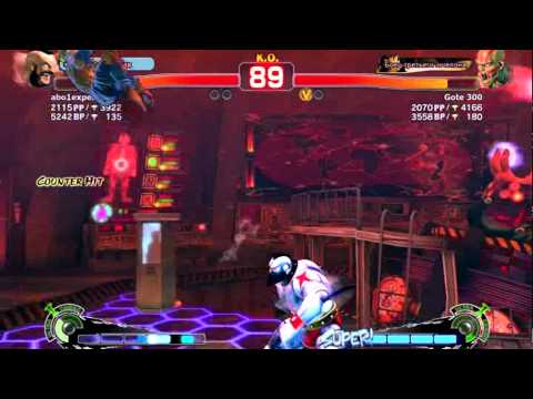 SSF4 AE abo [Zangief] vs Gote 300 [Dhalsim]