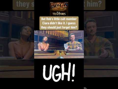 As Sam Brought Up Evidence Against Boston Rob on The Traitors US, Ciara Objected