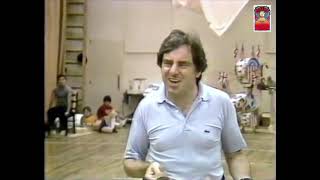 Anthony Newley rehearses CHAPLIN (1983)