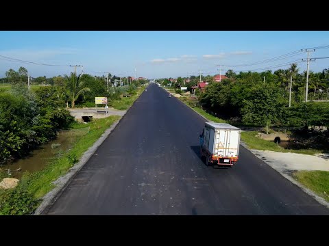 View of Street 22 from Takeo Provincial Roundabout to Ang Ta Som