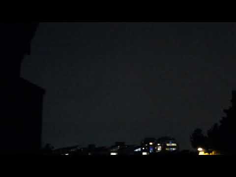 Mysterious lights spotted on a cloudy night in the sky of North Vancouver