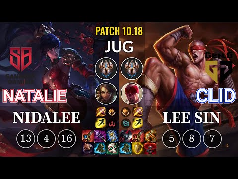 SB Natalie Nidalee vs GEN Clid Lee Sin Jungle - KR Patch 10.18