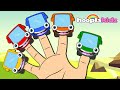 Wheels On The Bus Finger Family Popular Nursery Rhymes By HooplaKidz Babysitter
