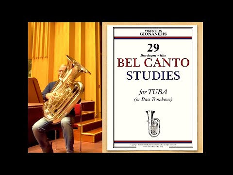 GIONANIDIS: 29 Bel Canto Studies for tuba | ✥No.9✥ | Lennart Nord, Swedish Radio Symphony Orchestra