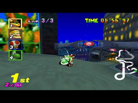 3DS Neo Bowser City - Mario Kart 64 Custom Track