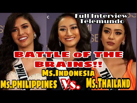PRESS INTERVIEW TELEMUNDO| RABIYA FULL INTERVIEW WITH MS.INDONESIA | MS.THAILAND |#MSUNIVERSE2020