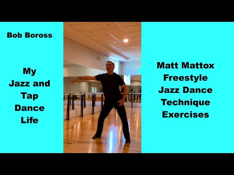Bob Boross performs Matt Mattox Freestyle Jazz Dance Exercises