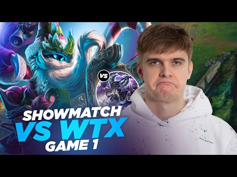 RHOBALAS : SHOWMATCH VS WTX - VEIGAR VS KASSADIN | LOL FR