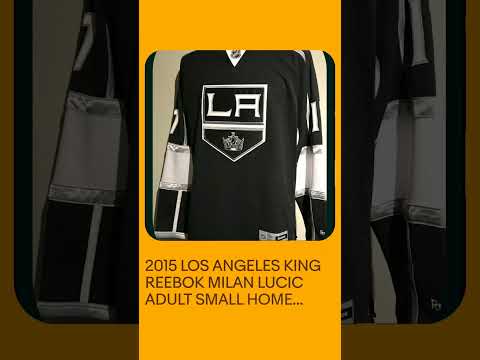 2015 LOS ANGELES KING REEBOK MILAN LUCIC ADULT SMALL HOME JERSEY NEW WITH TAGS