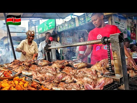 Delicious African street food tour Nairobi Kenya East Africa  Let's explore the streets of Nairobi.