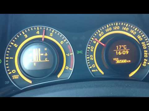 Auris Toyota 1.6 VVTi acceleration