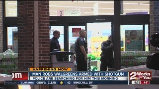 Man robs Walgreens near 31st and Garnett