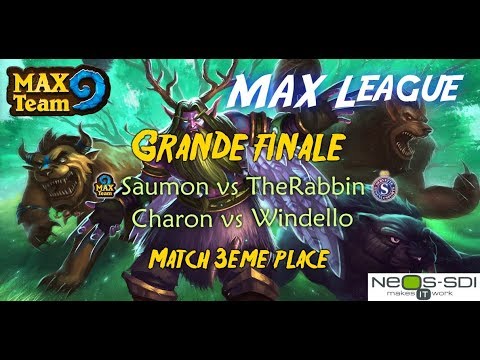 MAX League - FINALE ! TheRabbin vs Saumon + match pour la 3ème place Charon vs Windello