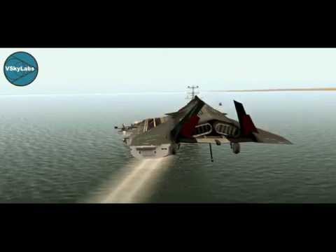 [Archive-2015] VSKYLABS F-19 Stealth Fighter Carrier landing trials X-Plane 10