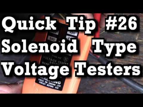 Quick Tip #26  |||  Solenoid - Type Voltage Testers