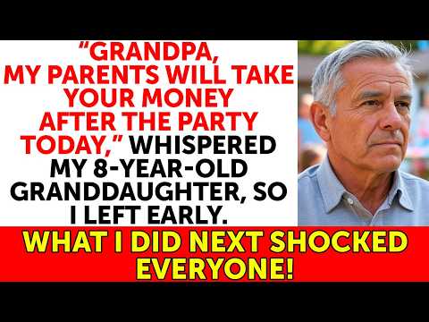 “Grandpa, Tonight My Parents Are Going To Take Away Your Fortune!” Whispered My Granddaughter...