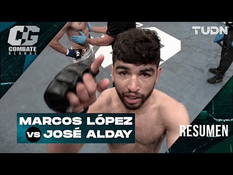 ¡Lo DESTRUYÓ! José Alday vence por KO a Marcos Lopez en el primer asalto | COMBATE GLOBAL | TUDN