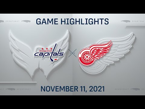NHL Highlights | Capitals vs. Red Wings - Nov 11. 2021