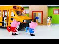 Peppa Pig And Bluey Go To School Hindi