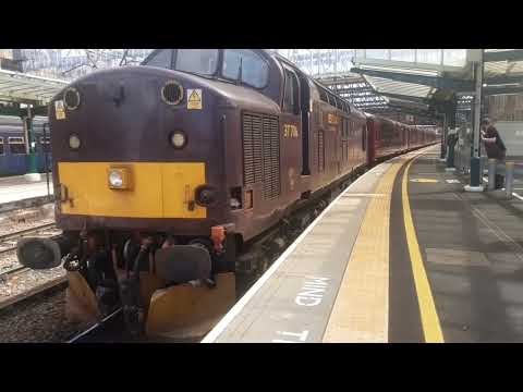 Completion of 37706 and 47245 RCS and Special Charyer trains at Carslile