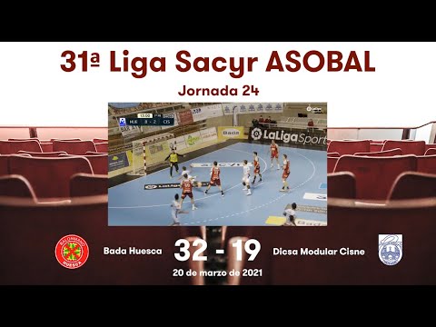 31ª Liga Sacyr ASOBAL J24: Bada Huesca - Dicsa Modular Cisne 32-19