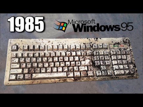 RETRO 1985's Keyboard Restoration ASMR - Will It Ever Work Again?