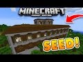 WOODLAND MANSION at SPAWN Seed!! Minecraft PE! (Pocket Edition)