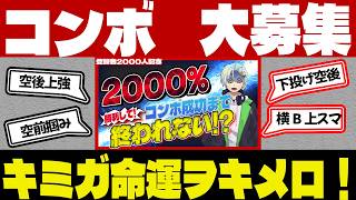 【コメント採用】残り900%ほど！！！2000%耐久のコンボ、お前らが決めろ【スマブラSP】