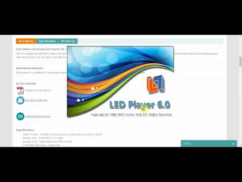 P10 DIY LED Display Kit Software Demo - Indian Language Font Usage