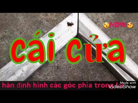 HÀN CỬA SẮT HỘP ĐẸP KĨ THUẬT