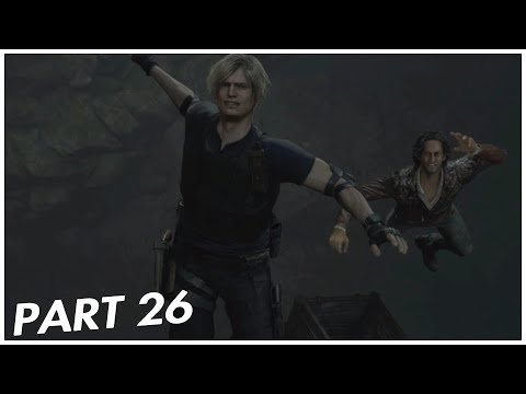 RESIDENT EVIL 4 REMAKE Walkthrough Gameplay Part 26 - DYNAMITE (PS4)