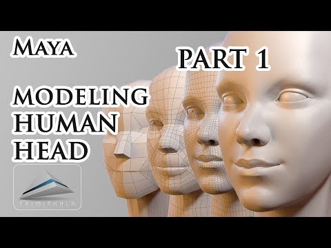 Head Modeling Tutorial Part1 | Learn Maya