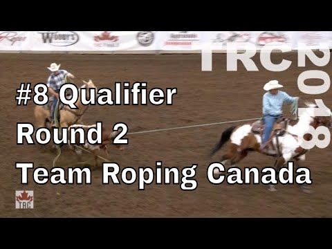 Team Roping Canada qualifier, June 30, 2018 #8 Round 2