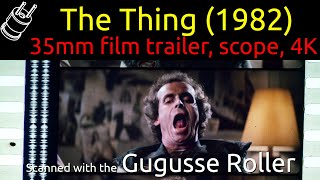 The Thing (1982) 35mm film trailer, scope 4K
