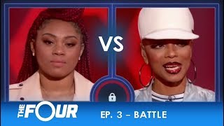 Lil Bri vs Sharaya J: EPIC FIRST FEMALE RAP BATTLE ON PRIMETIME TV! | S2E3 | The Four