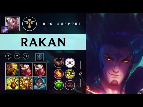 Rakan Support vs Janna - KR Grandmaster Patch 26.02