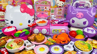 Download lagu Satisfying with Unboxing Hello Kitty Kitchen Playset Sanrio Kuromi Cooking toy ASMR | Review Toys mp3