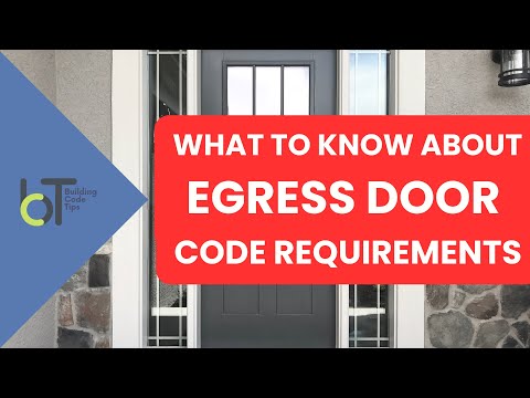 Egress Doors Code Requirements Explained