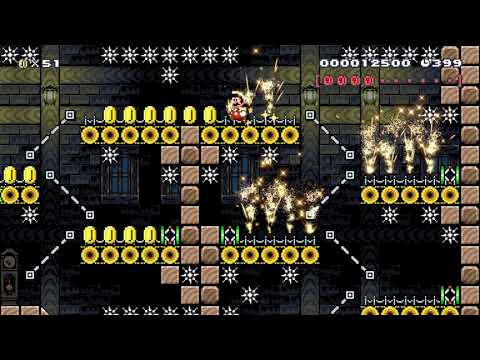 ここちよい針のシゲキ　Needle stimulation by げっぺい 🍄 Super Mario Maker 2 ✹Switch✹ #asu