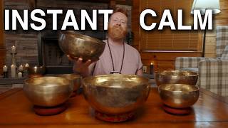 Instant Calm: Frequency Therapy for Anxiety | Tibetan Bowls & Healing Frequencies
