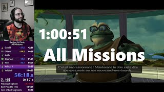 Ratchet & Clank All Missions Speedrun in 1:00:51