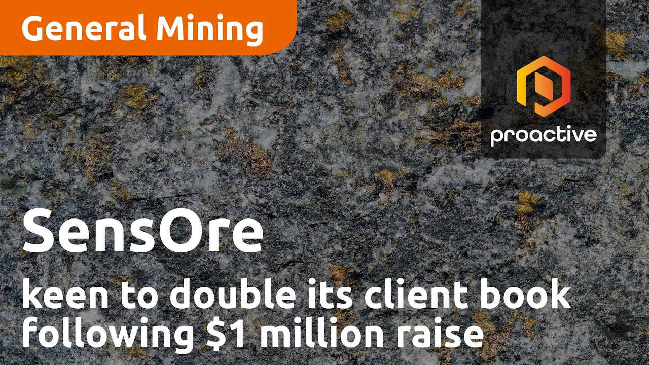 SensOre keen to double its client book following $1 million raise