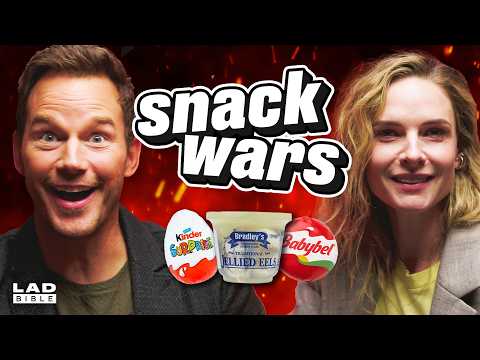 Chris Pratt & Rebecca Ferguson Go Head To Head In The Ultimate Snack Wars: Showdown