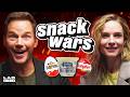 Chris Pratt Rebecca Ferguson Go Head To Head In The Ultimate Snack Wars Showdown